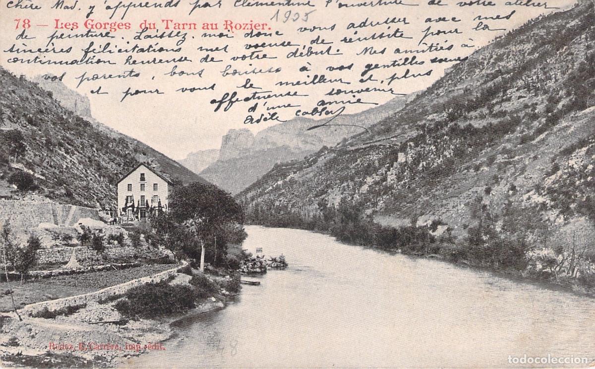 Postais: Postal de Les Gorges du Tarn au Rozier, Francia