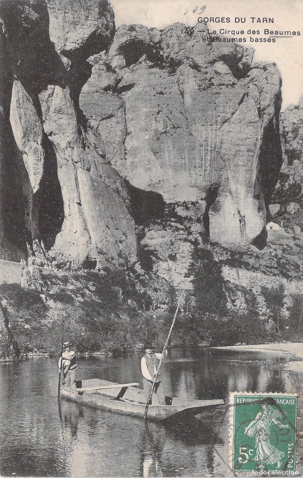 Postais: Postal de las Gorges du Tarn, Le Cirque des Beaumes, Francia