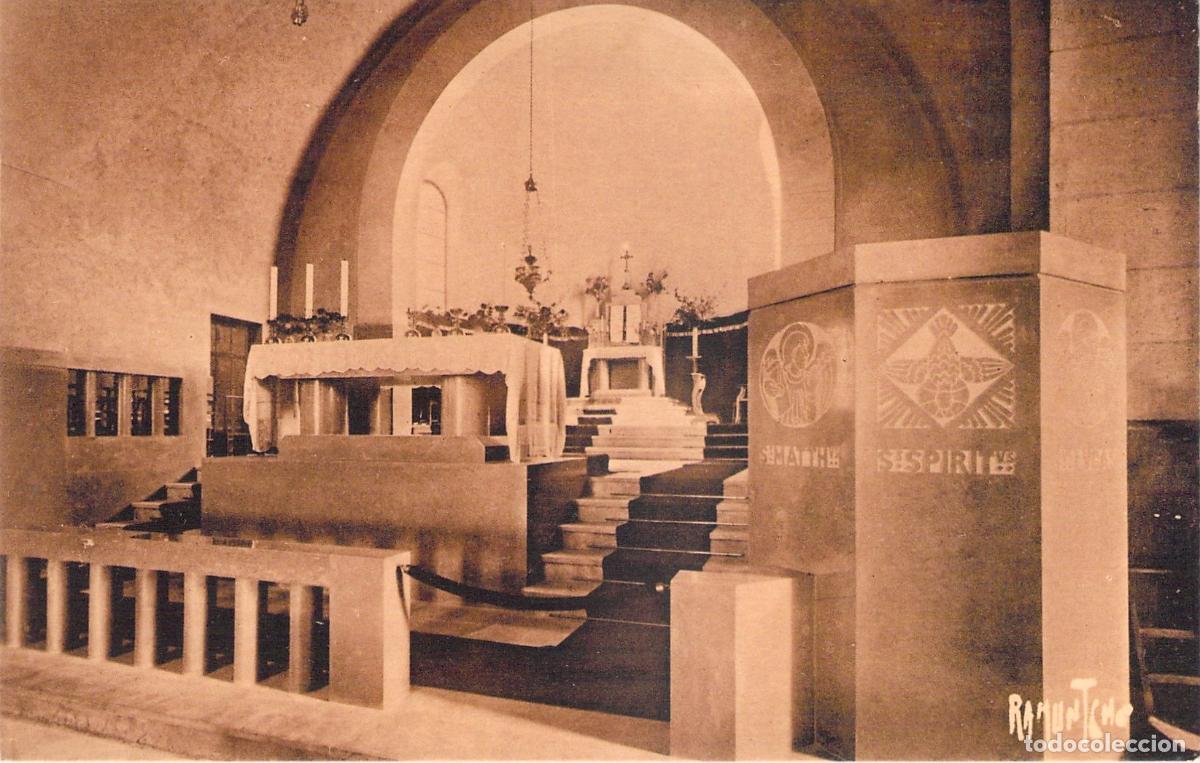 Postcards: Postal del Interior de la Iglesia de Rib&eacute;rac, Dordogne