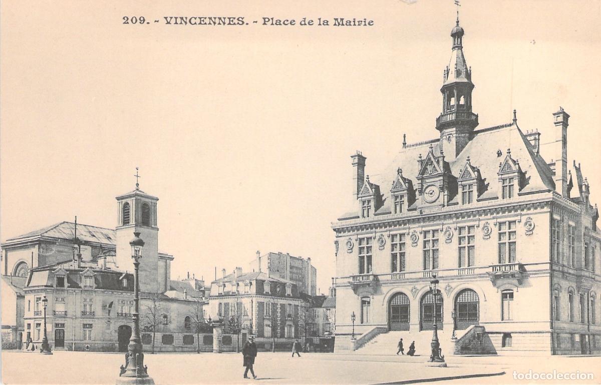 Postcards: Tarjeta Postal de la Place de la Mairie en Vincennes, Francia