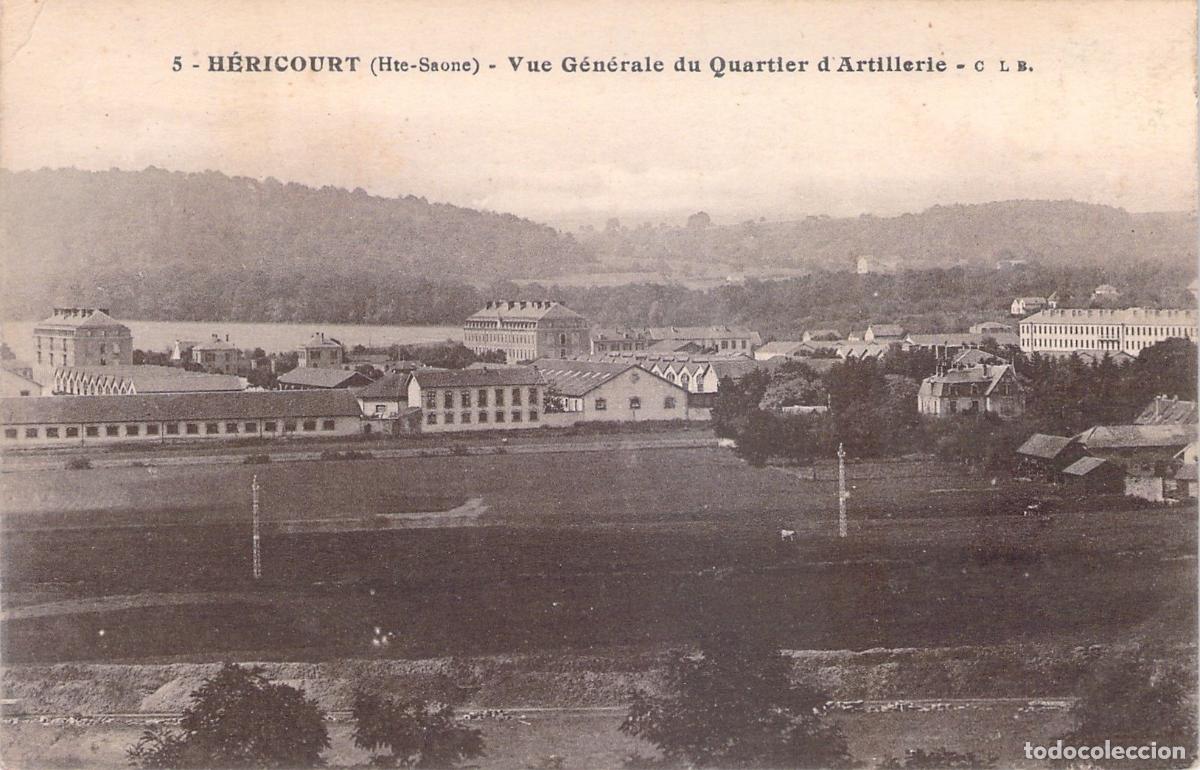 Postcards: Postal Vista General del Cuartel de Artiller&iacute;a en H&eacute;ricourt