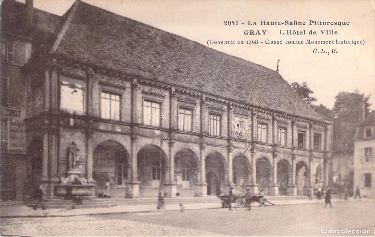 Postcards: Tarjeta Postal del Ayuntamiento de Gray, Francia