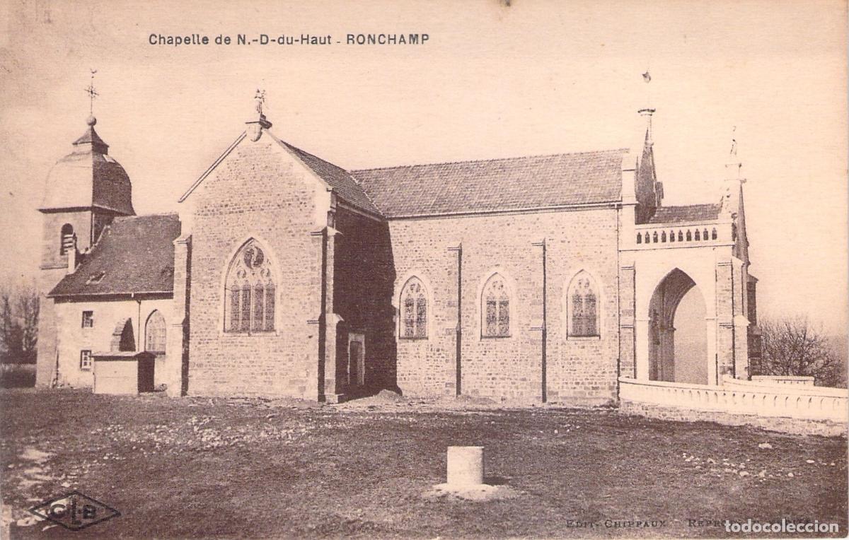 Cartes Postales: Postal de la Capilla de Notre-Dame-du-Haut en Ronchamp, Francia