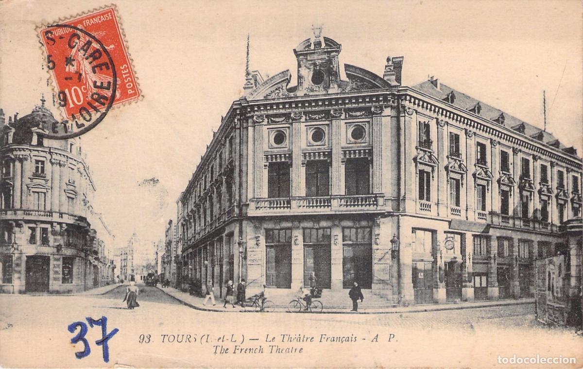 Cartes Postales: Postal de Tours: Le Th&eacute;&acirc;tre Fran&ccedil;ais, Francia