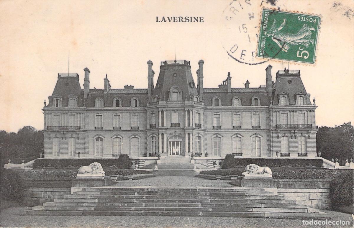 Postales: Postal Castillo de Laversine en Saint-Maximin, Francia