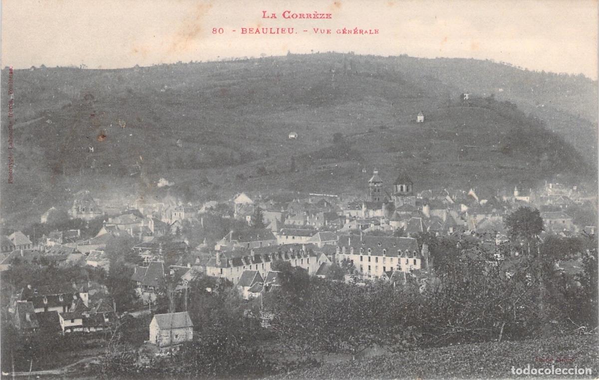 Postales: Postal de Beaulieu, Corr&egrave;ze - Vista General de la Ciudad