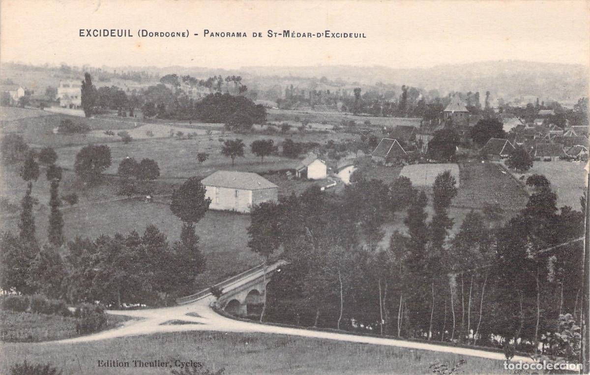 Postkarten: Postal Panorama de Saint-M&eacute;dard-d'Excideuil, Dordogne, Francia