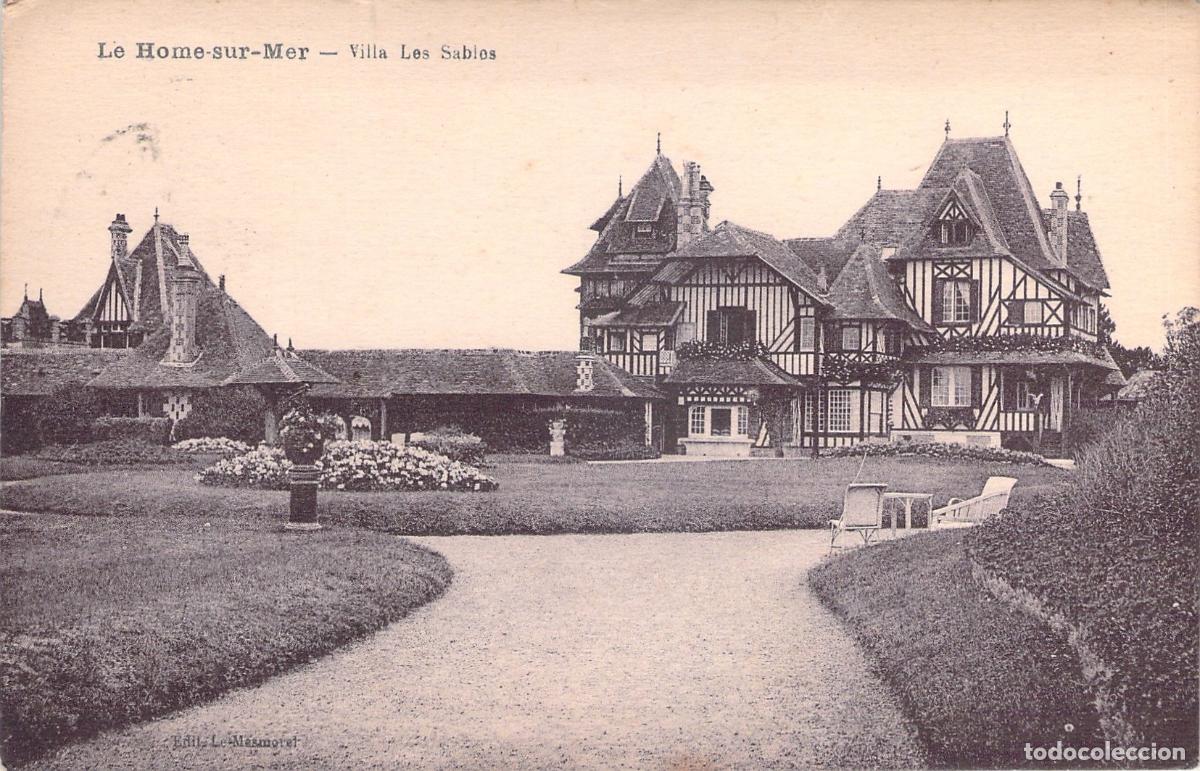 Postales: Postal de la Villa Les Sables en Le Home-sur-Mer, Francia