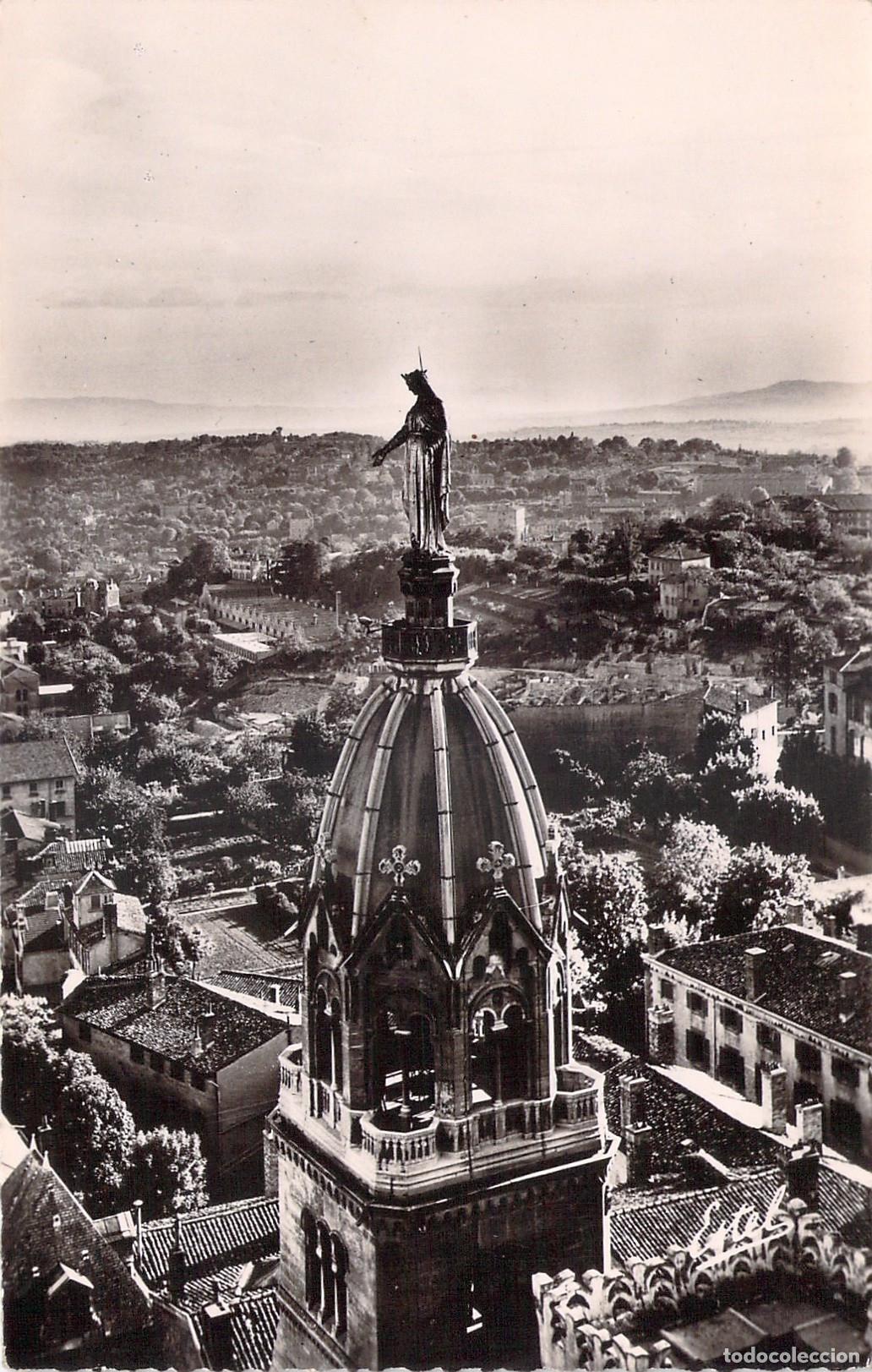 Postales: Postal de Lyon: Virgen del Campanario de Fourvi&egrave;re