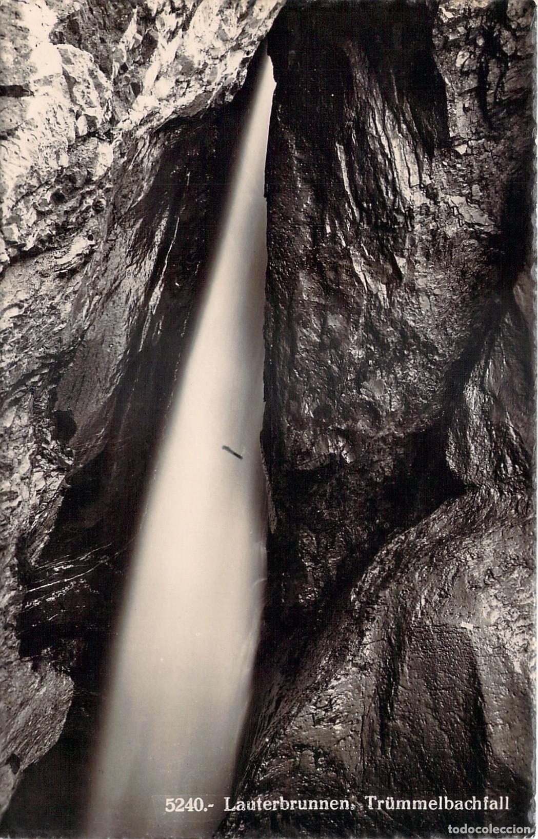 Postales: Postal de las Cataratas Tr&uuml;mmelbach en Lauterbrunnen, Suiza
