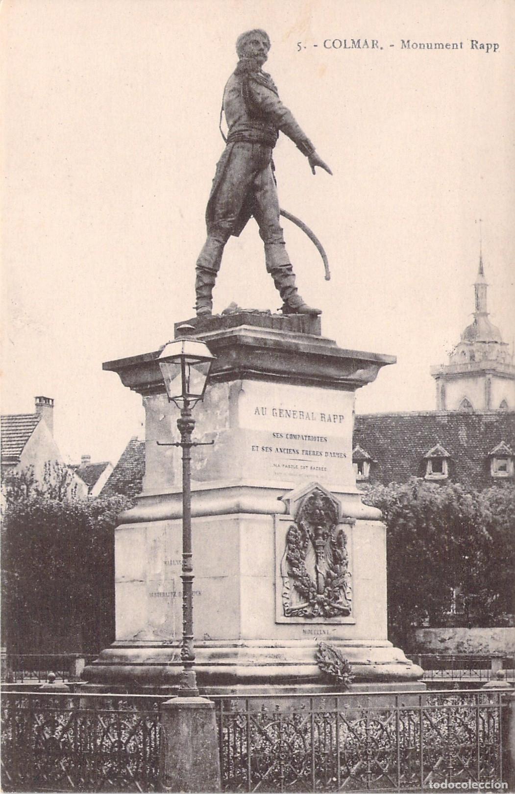 Postales: Tarjeta Postal Monumento al General Rapp en Colmar, Francia