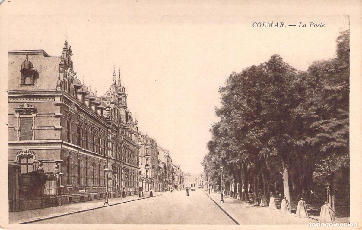 Postales: Postal de Colmar Francia Edificio La Poste