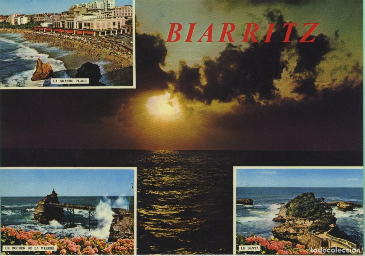 Postales: N&ordm; 3448-BIARRITZ. Pa&iacute;s Vasco. Diversos aspectos. Sin circular. ED. ELNACAP