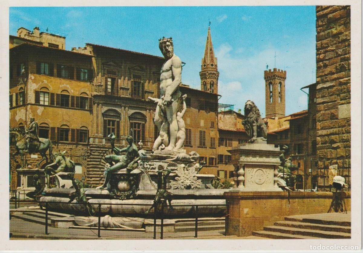 Postales: FLORENCIA. ITALIA. PLAZA DE LA SIGNORIA. FUENTE AMMANATI ... SIN CIRCULAR