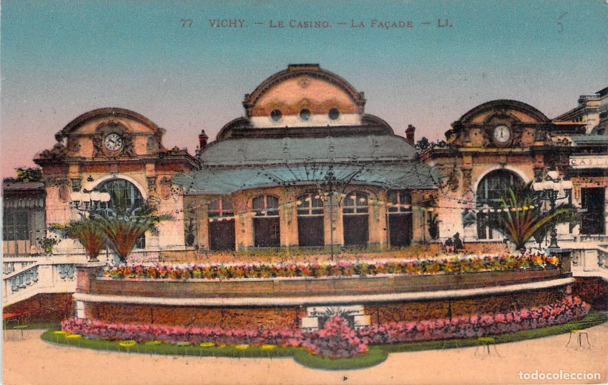 Cartoline: Postal de la Fachada del Casino de Vichy en Francia