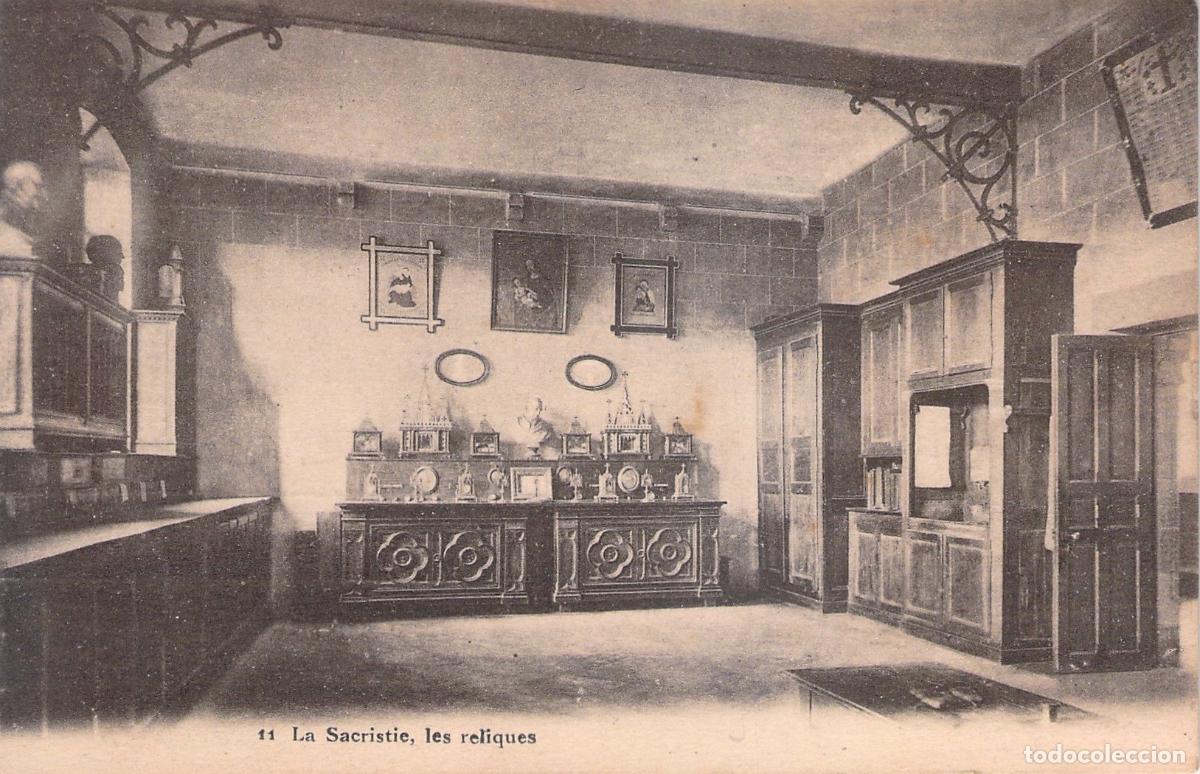 Cartoline: Postal de la Sacrist&iacute;a y Reliquias, Abad&iacute;a de Notre Dame de Thymadeuc