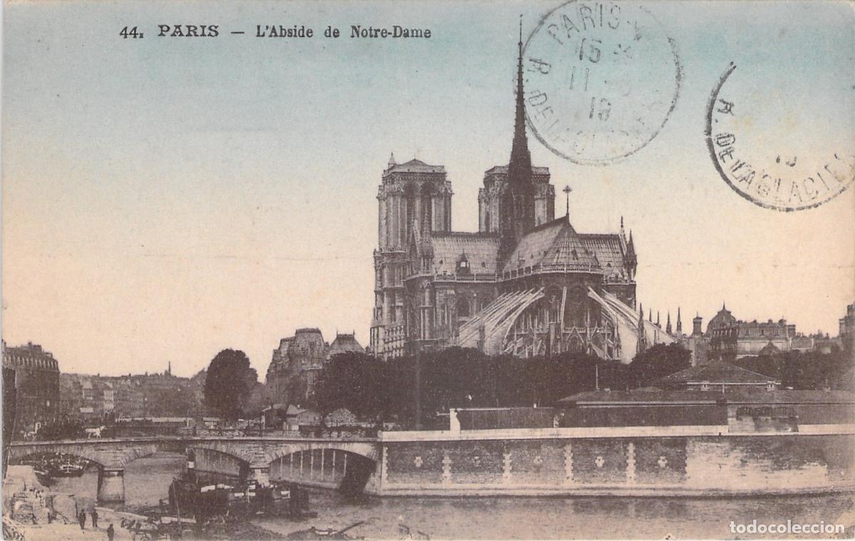 Postcards: Tarjeta Postal de la Catedral de Notre-Dame en Par&iacute;s