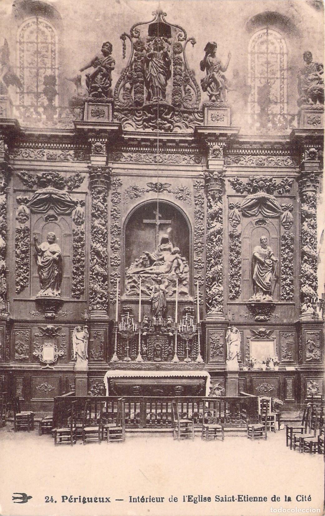 Postcards: Postal Interior de la Iglesia Saint-Etienne de la Cit&eacute;, P&eacute;rigueux
