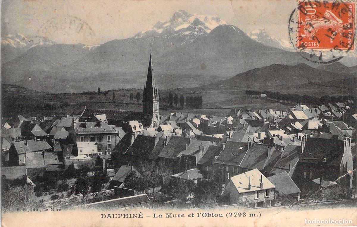 Postcards: Tarjeta Postal de La Mure y el Monte Obiou, Dauphin&eacute;, Francia