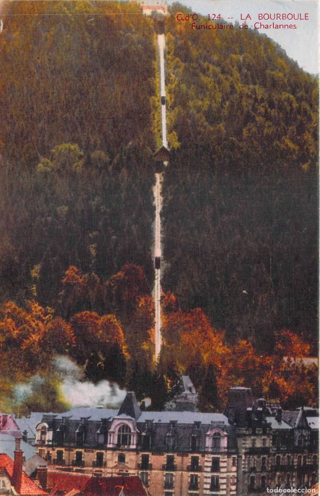 Cartoline: Postal del Funicular de Charlannes en La Bourboule, Francia
