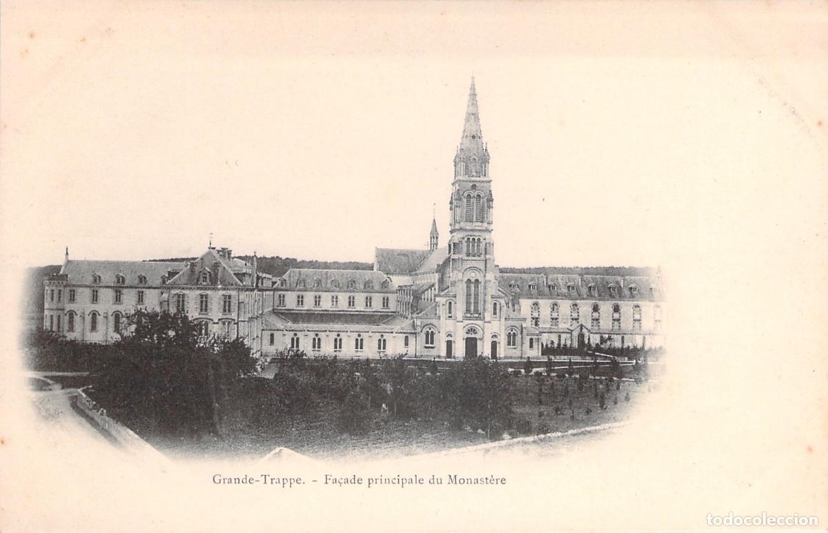 Postales: Postal de la Fachada Principal del Monasterio de la Grande-Trappe