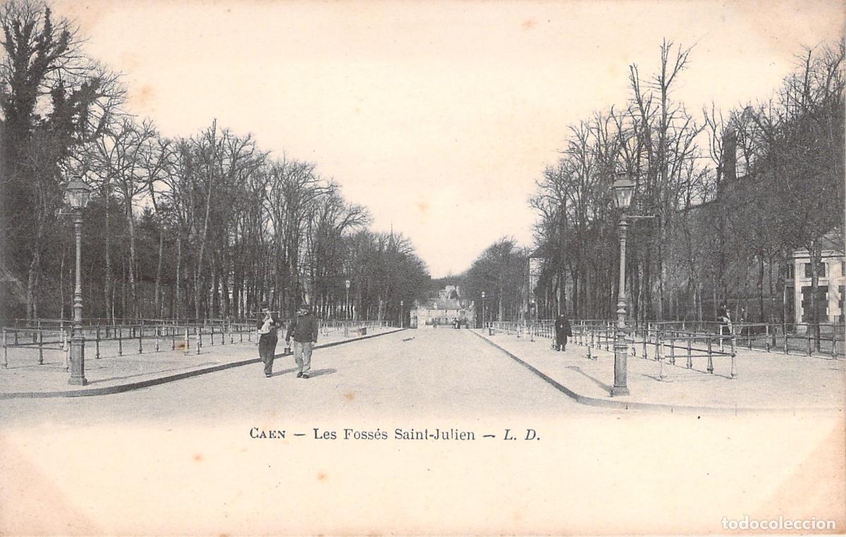 Postales: Postal de Les Foss&eacute;s Saint-Julien en Caen, Francia