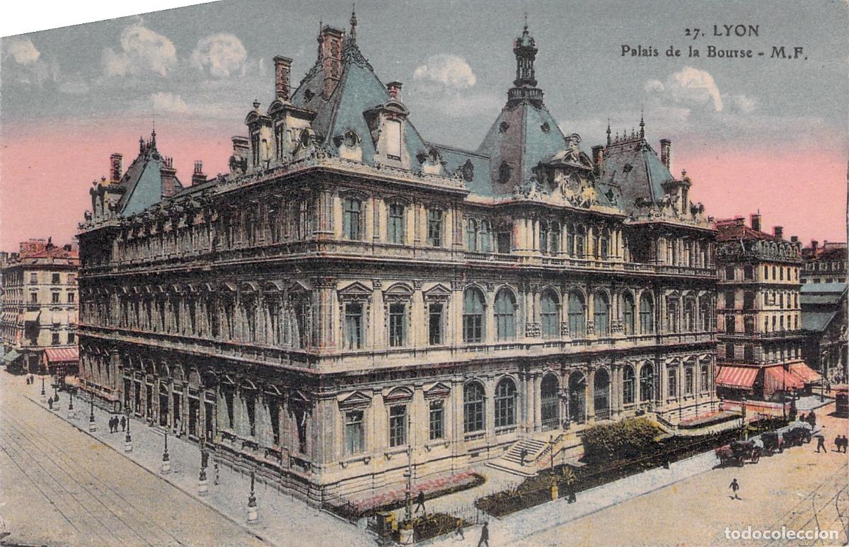 Postkarten: Postal de Lyon - Palacio de la Bolsa - Palais de la Bourse