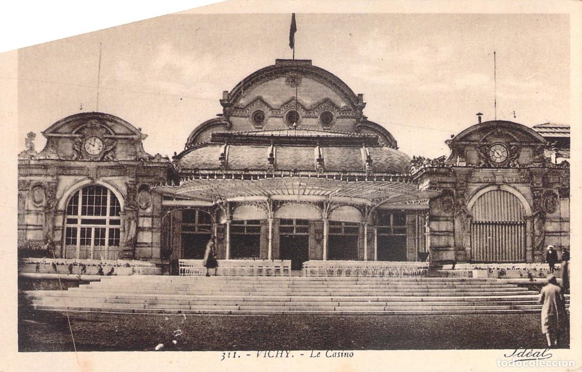 Postkarten: Postal de Le Casino en Vichy, Francia