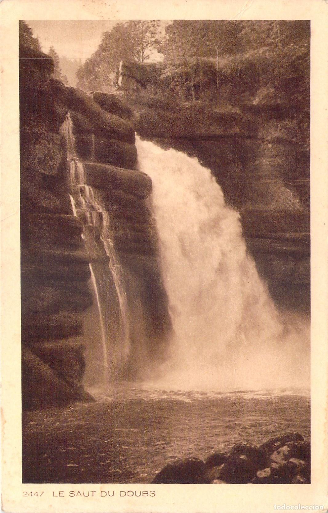 Postales: Postal de Le Saut du Doubs, Cascada en la Regi&oacute;n del Jura