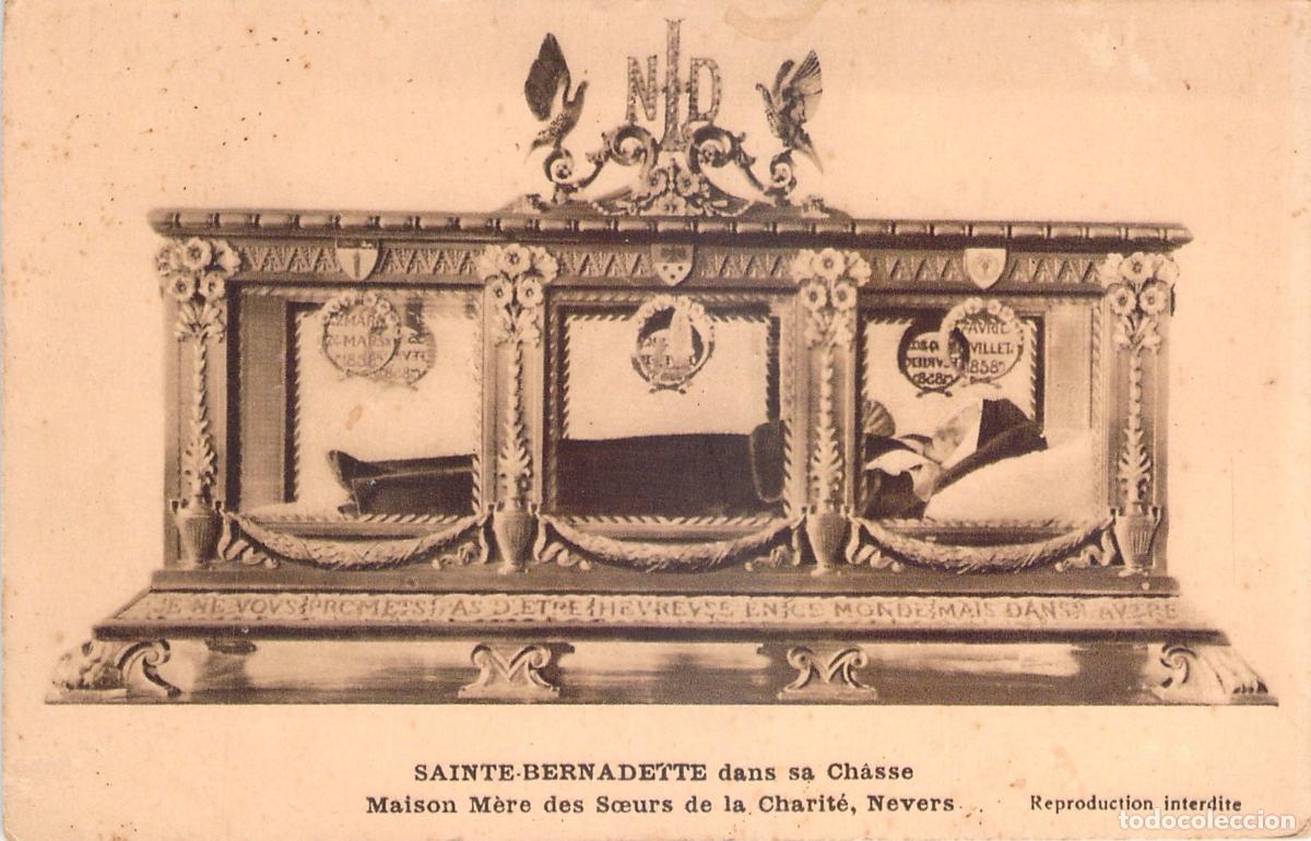Postales: Postal de Santa Bernardita de Soubirous en su Relicario, Nevers