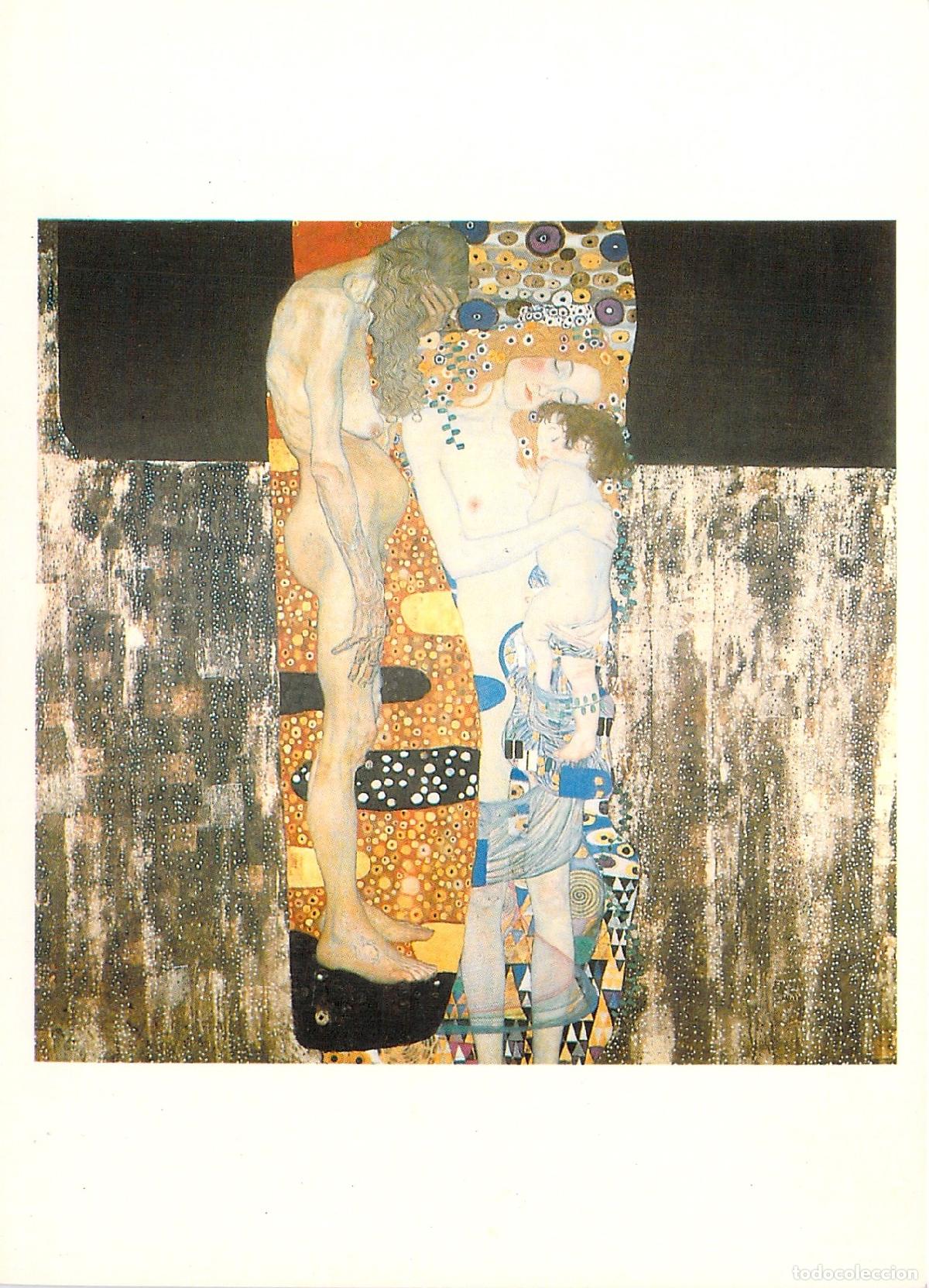 Postales: Postal de Arte Gustav Klimt: Las Tres Edades de la Mujer