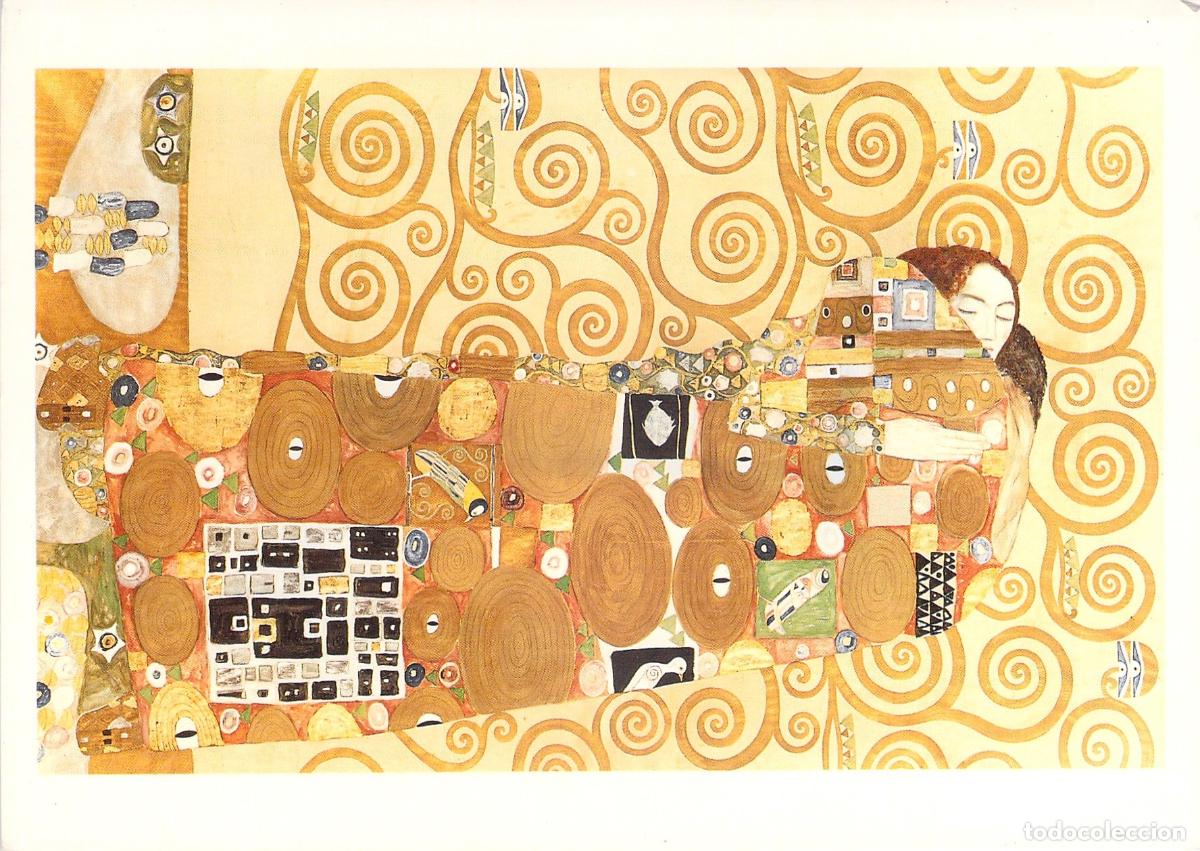 Postales: Postal de Arte El Cumplimiento de Gustav Klimt