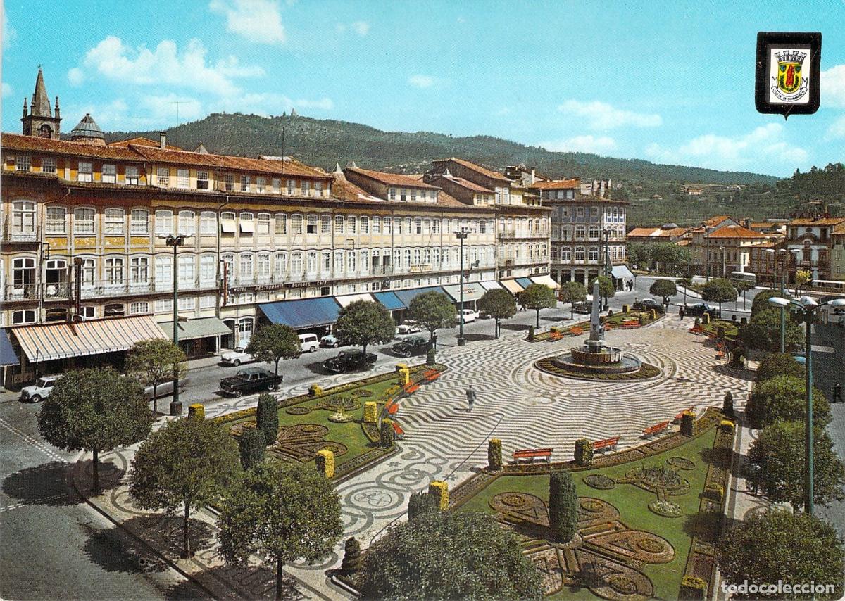 Postales: Postal de Guimar&atilde;es, Portugal - Vista del Largo do Toural