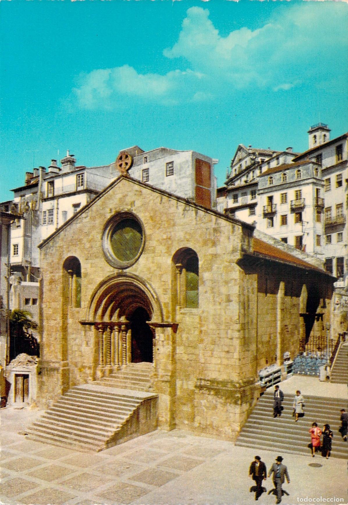 Postales: Postal Coimbra - Igreja de S. Tiago, Portugal