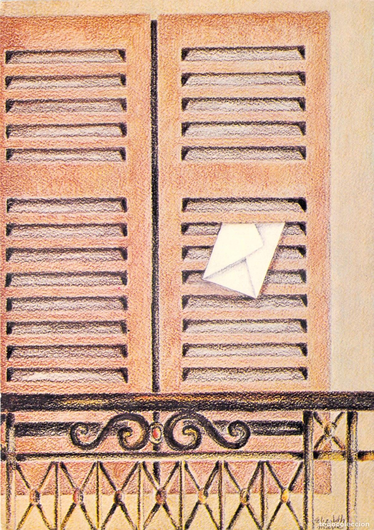 Postales: Tarjeta Postal Art&iacute;stica de Elizabeth Marie - El Balc&oacute;n
