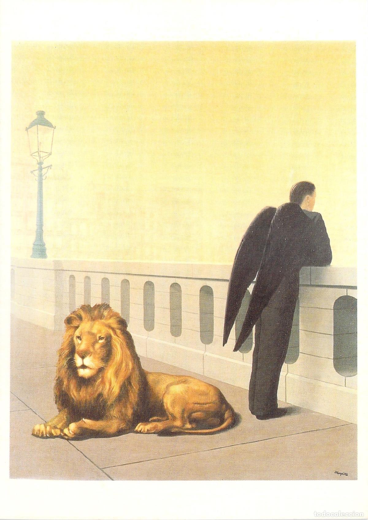 Postales: Postal Ren&eacute; Magritte - Obra Surrealista Le Mal du Pays