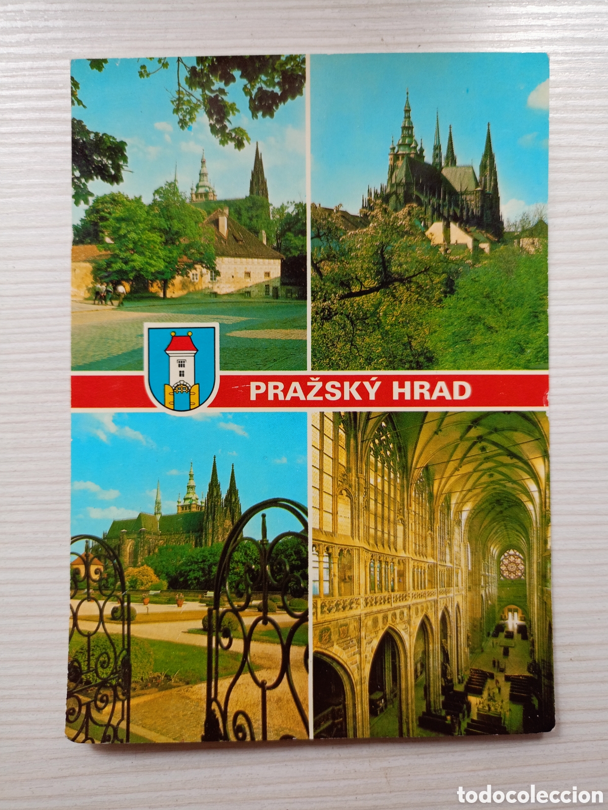 Postales: 1 de 2 Postal - Checoslovaquia - Castillo de Praga