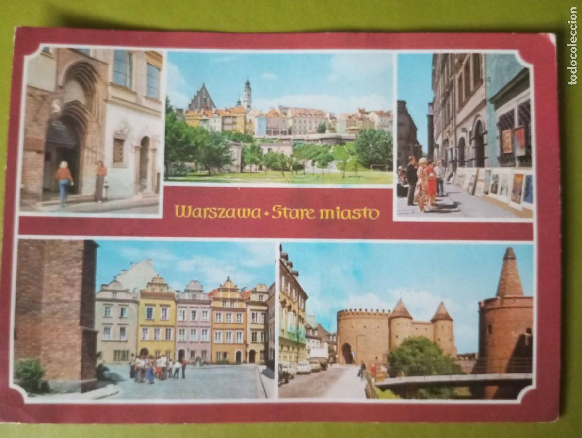 Postales: POSTAL DE POLONIA, VISTAS DE VARSOVIA,1983 CIRCULADA