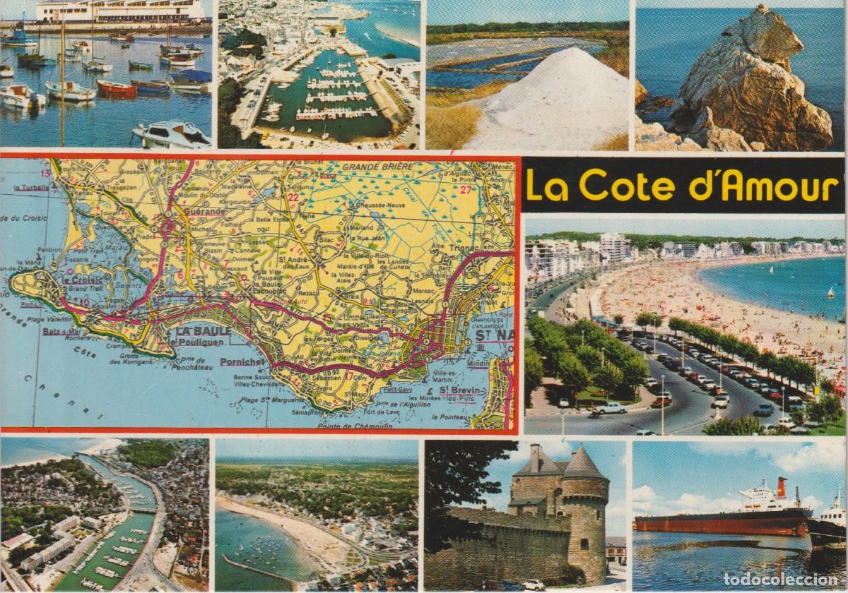 Postales: LA COTE D'AMOUR. FRANCIA. MAPA ... SIN CIRCULAR
