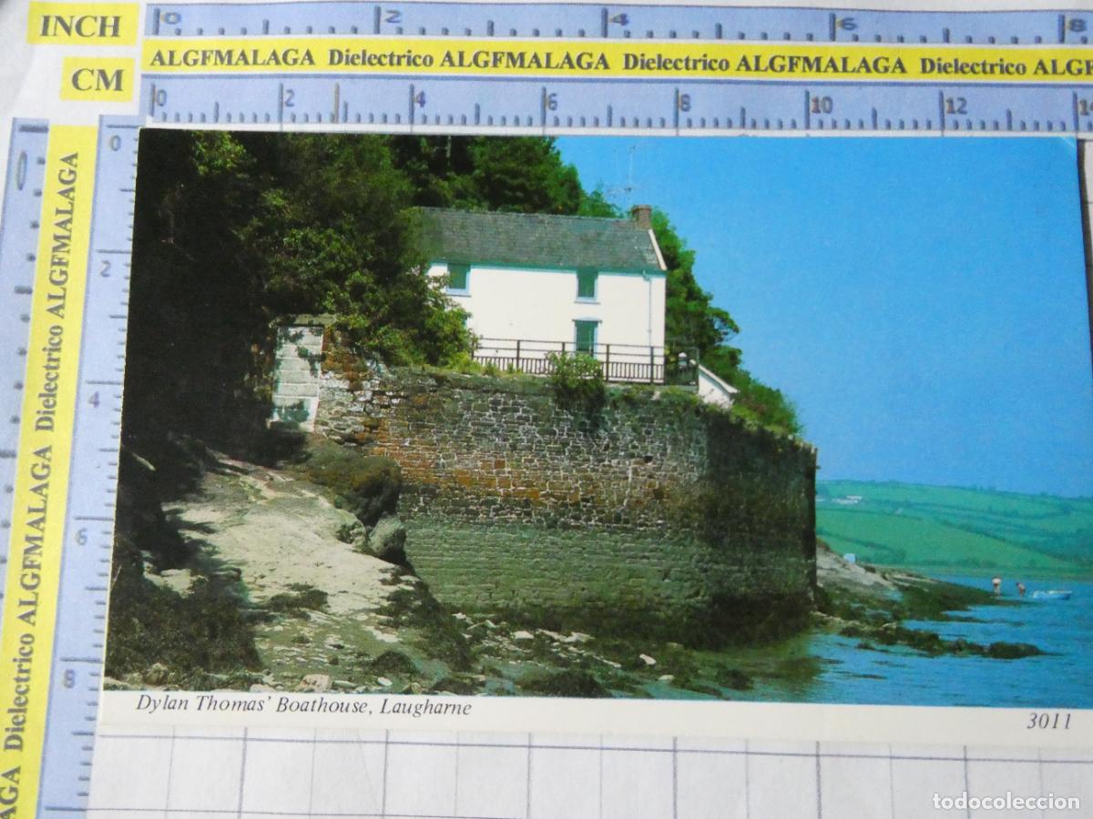 Postales: POSTAL DE REINO UNIDO GRAN BRETA&Ntilde;A. GALES DYLAN THOMAS BOATHOUSE LAUGHARNE. 2234