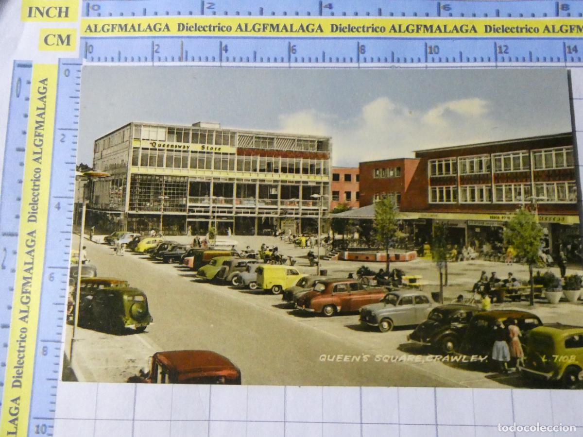 Postales: POSTAL DE REINO UNIDO GRAN BRETA&Ntilde;A. INGLATERRA QUEEN'S SQUARE COCHES. 2238