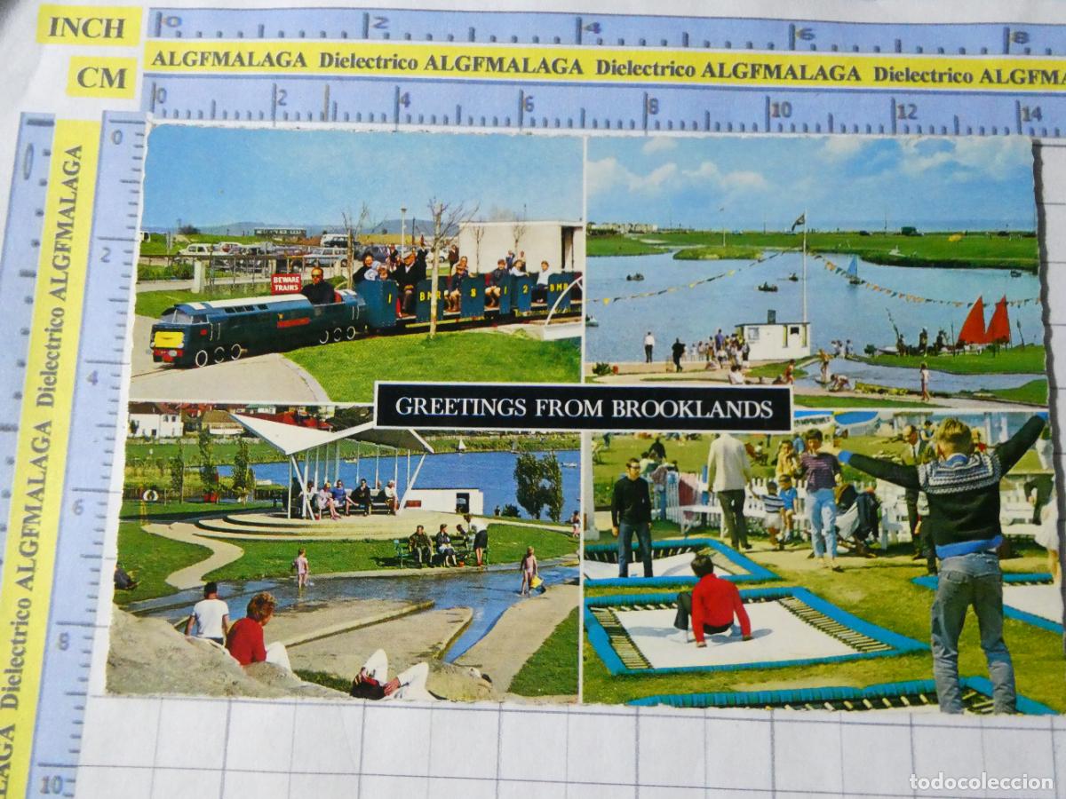 Postales: POSTAL DE REINO UNIDO GRAN BRETA&Ntilde;A. INGLATERRA BROOKLANDS PARQUE ATRACCIONES TREN. 2245