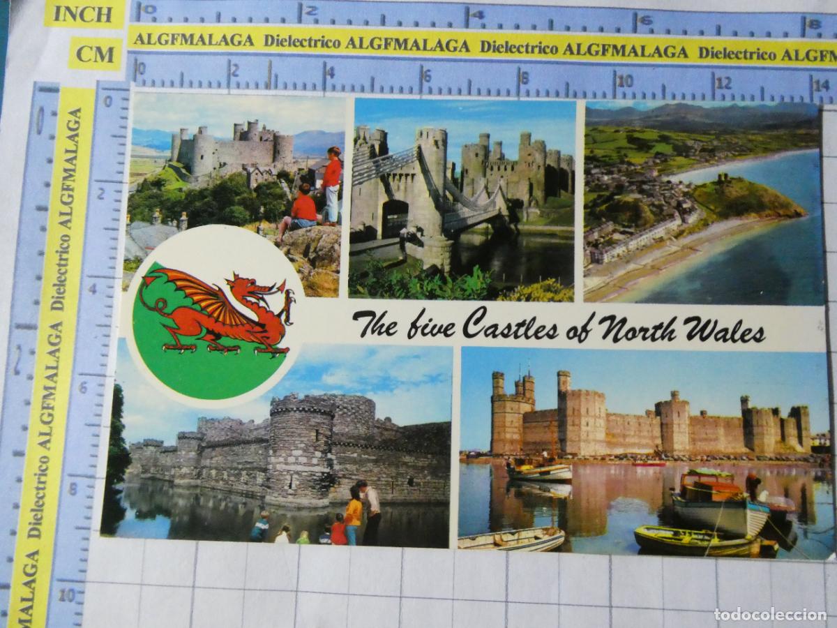 Postales: POSTAL DE REINO UNIDO GRAN BRETA&Ntilde;A. GALES CASTILLOS NORTH WALES. 2251