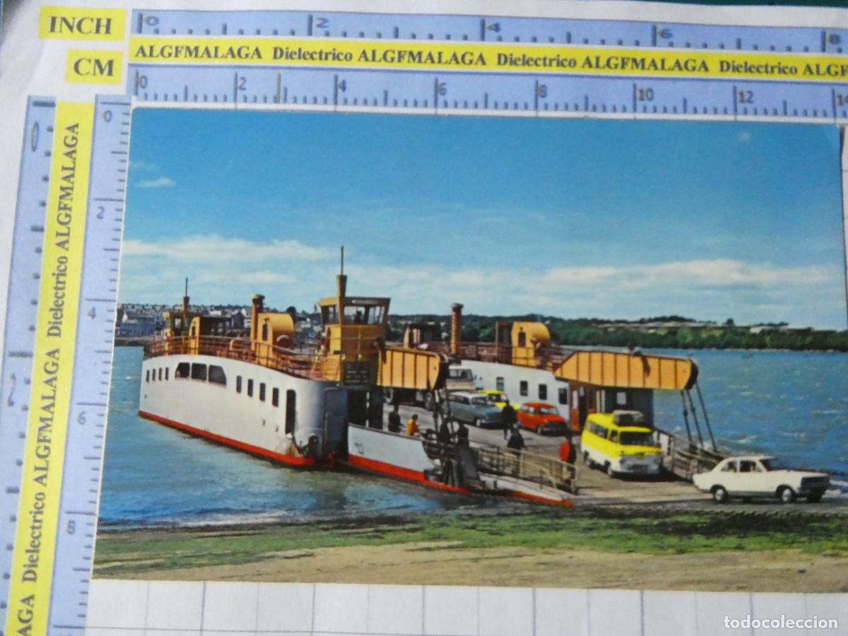 Postales: POSTAL DE REINO UNIDO GRAN BRETA&Ntilde;A. INGLATERRA CORNUALLES TORPOINT FERRY BARCO BUQUE COCHES. 2253