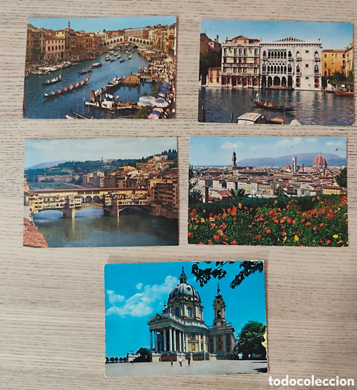 Postales: Italia. Venecia, Florencia, Torino. Postales vintage