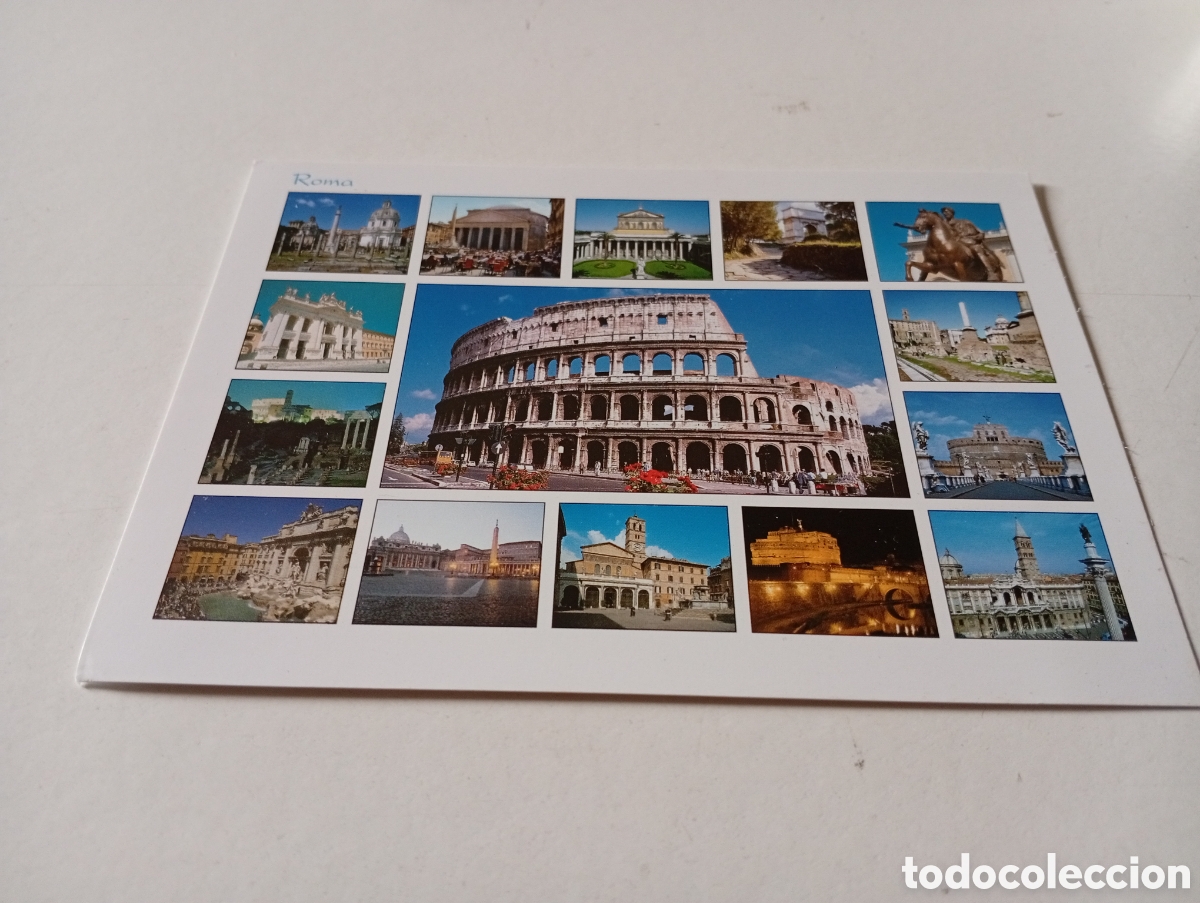 Postales: Postal Roma panor&aacute;mica