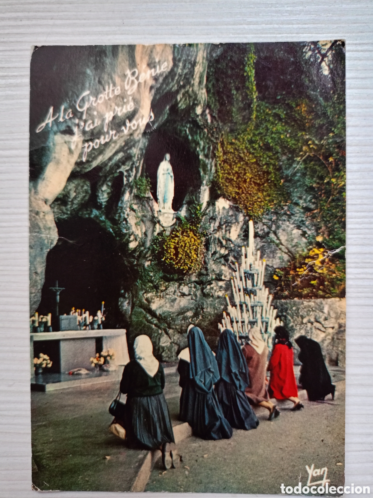 Postales: Nos belles Pyrenees Lourdes la grotte miraculeuse