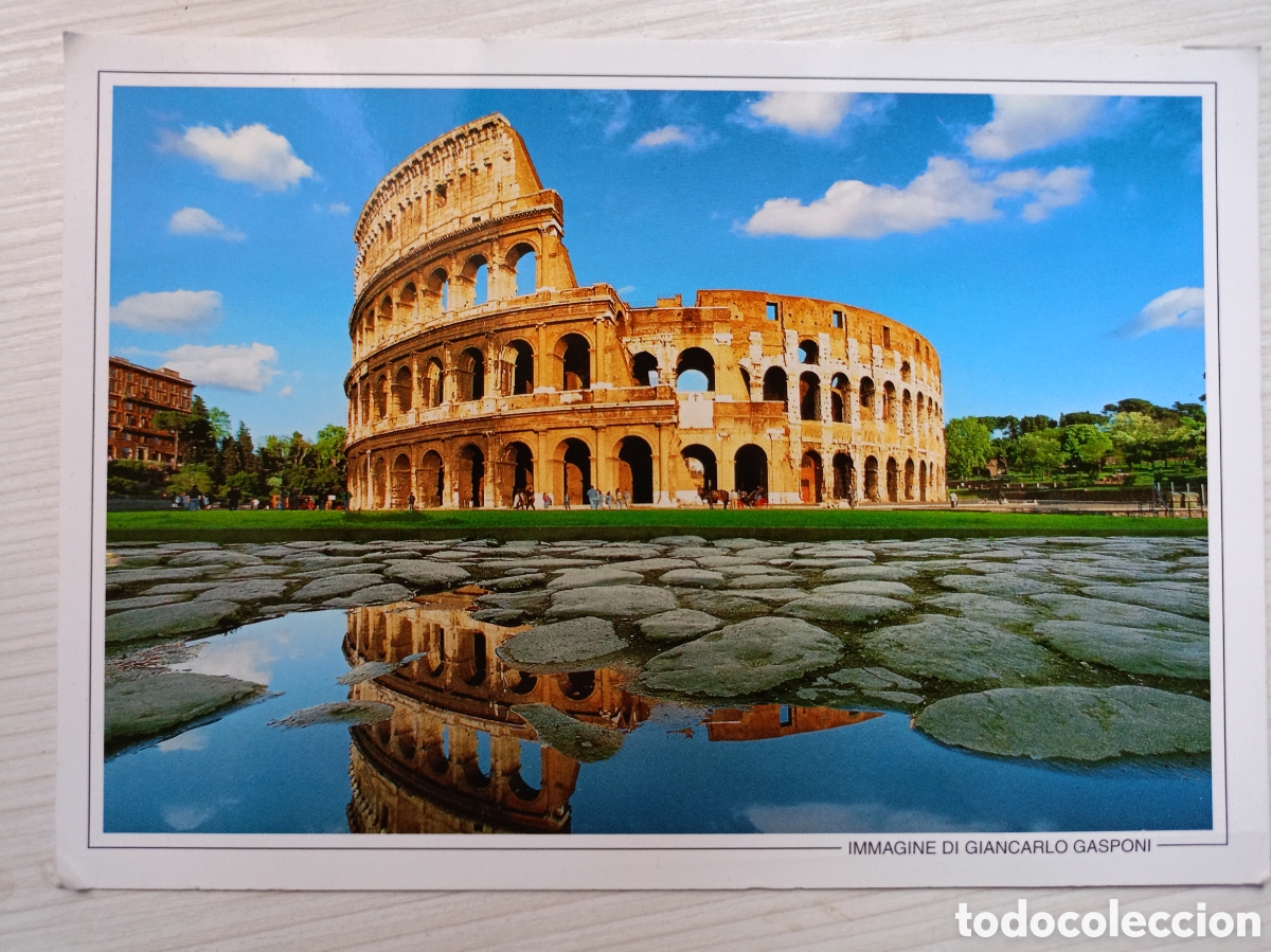 Postales: Roma Coliseo Italia Postal