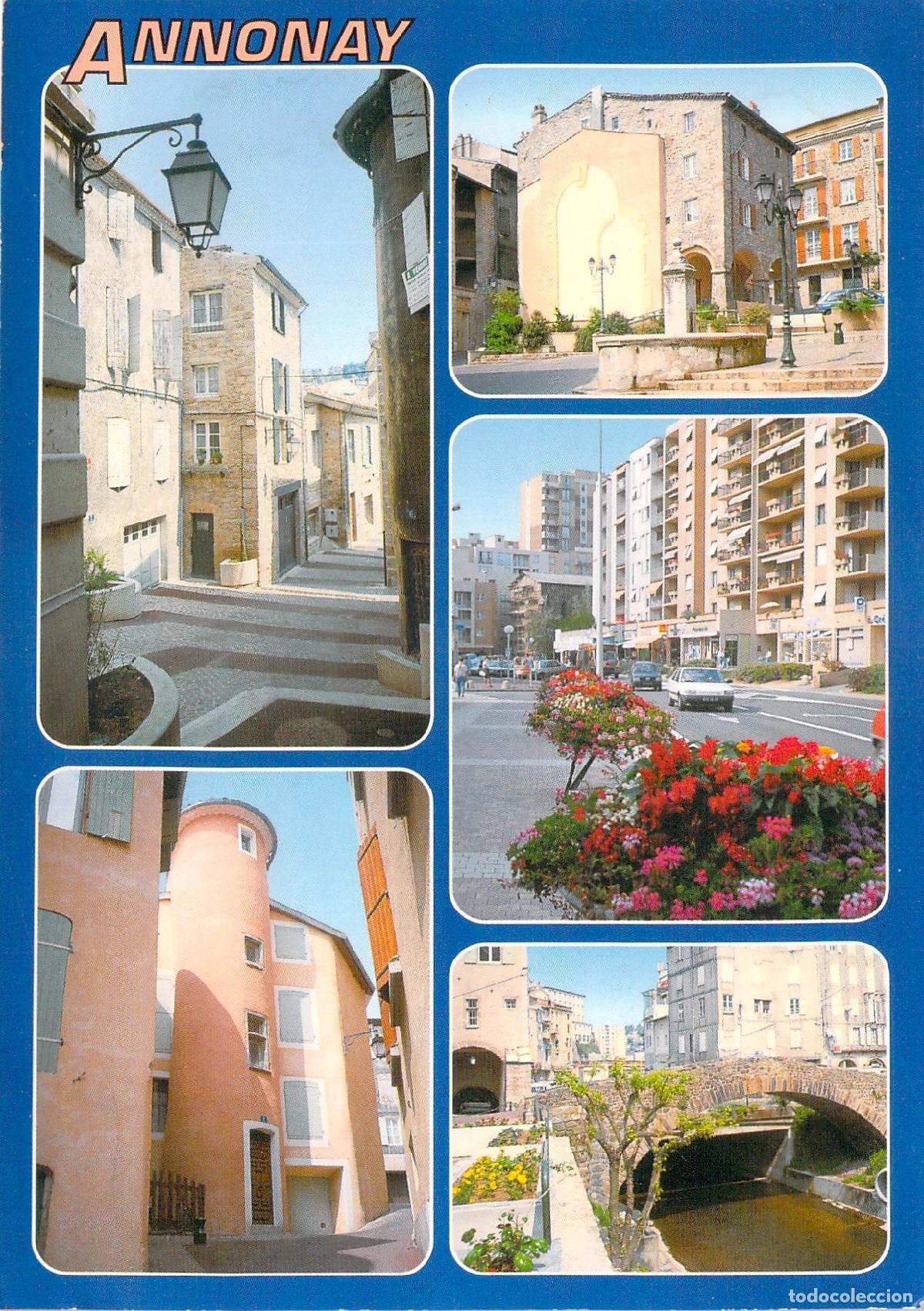 Postales: Postal de Annonay, Francia: Vistas M&uacute;ltiples de la Ciudad