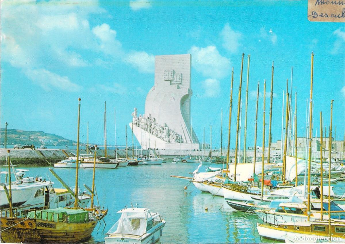 Postales: Postal de Lisboa Portugal Padr&atilde;o dos Descobrimentos con Barcos